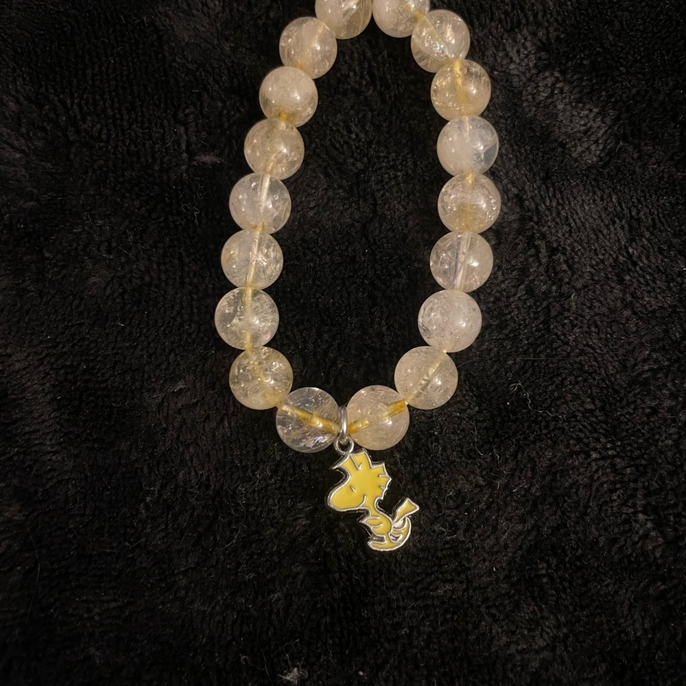 Elegant Gold Peanut Charm Bracelet